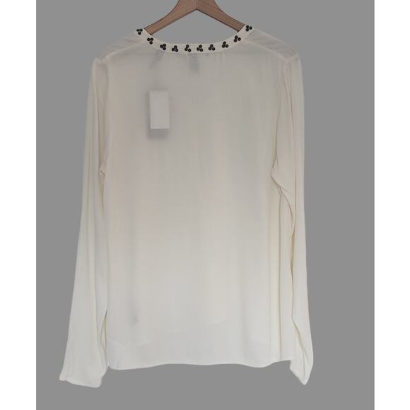 NWT Scotch & Soda Vagabond Voyage Beaded Blouse - Size 4 - Picture 4 of 7